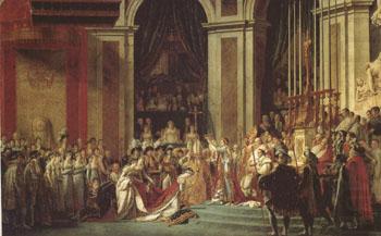 Jacques-Louis  David Consecration of the Emperor Napoleon (mk05) china oil painting image